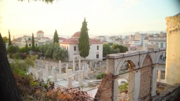그리스 아테네의 — 비디오