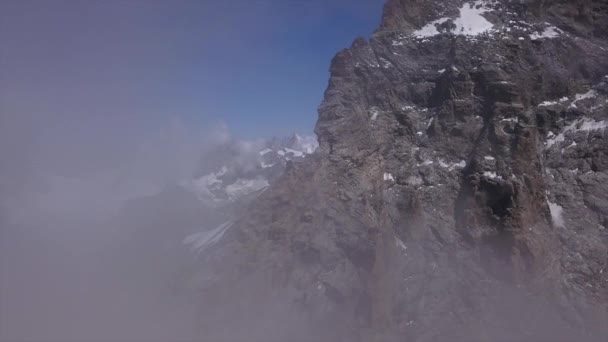 Der Gipfel Des Monte Cervino Der Mont Cervin Das Matterhorn — Stockvideo