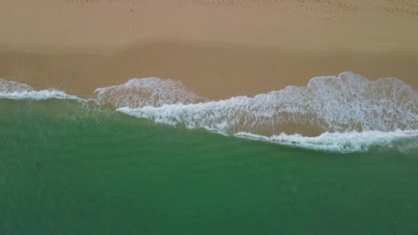 Ondas Hipnóticas Agua Playa Turquesa Cabo — Vídeo de stock