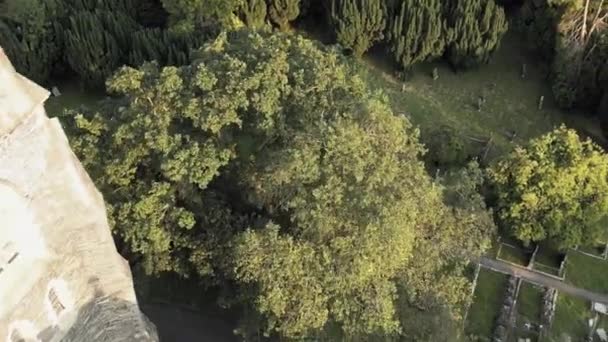 Parque Nacional Ambleside Marys Church Aerial Footage Lake District Cumbria — Vídeo de stock