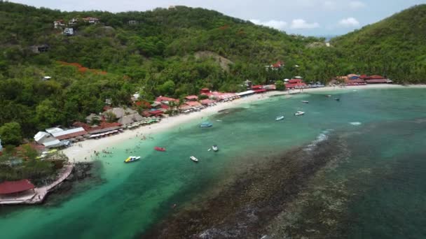 Día Playa Zihuatanejo Increíble Agua Montañas — Vídeos de Stock