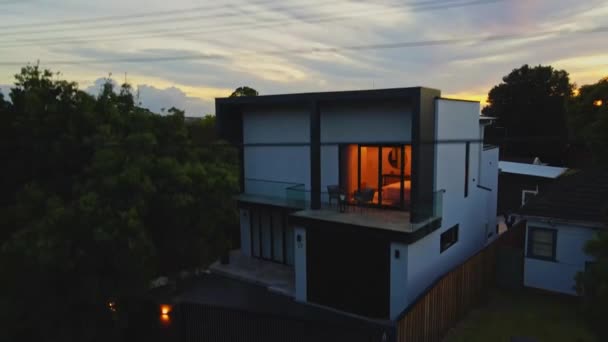 Дрон Домів Обрій Сіднеї Австралія — стокове відео