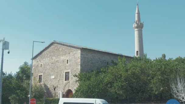 在土耳其Elazig Harput设有尖塔的清真寺 — 图库视频影像