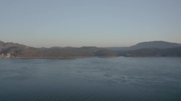 Vista Del Río Bosque Enorme Amanecer Increíble Alentejo — Vídeos de Stock