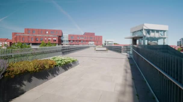 Imagens Novo Edifício Mercantec Viborg Verão 2022 — Vídeo de Stock