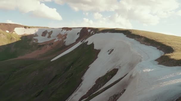 Snöig Tundra Pan Rocky Mountain National Park — Stockvideo