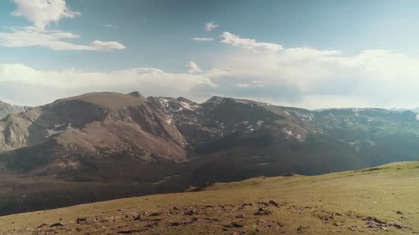 Tundra Rocky Mountain National Park — Stockvideo