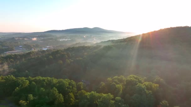 Piamonte Región Las Montañas Apalaches Virginia Ciudad Charlottesville Virginia Distancia — Vídeos de Stock