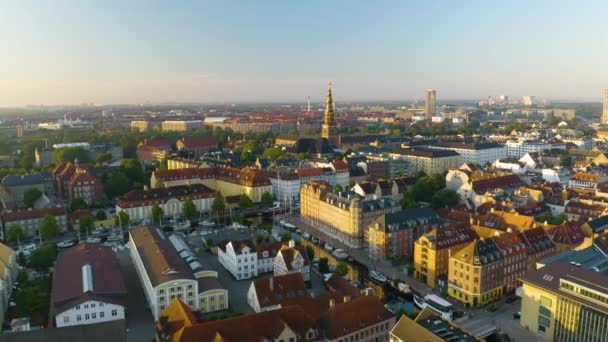 Veduta Aerea Della Chiesa Con Cavatappi Spire Top Destinazione Turistica — Video Stock