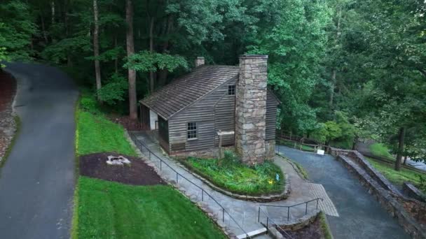 Storico General Store Presso Michie Tavern Charlottesville Vista Aerea — Video Stock