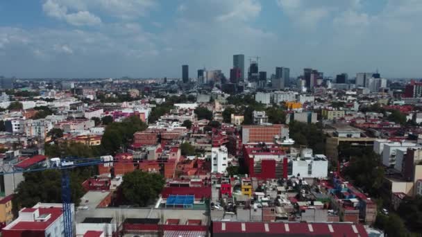 墨西哥主要城市的空中射击场 — 图库视频影像