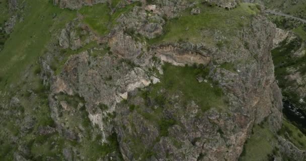 Forteresse Ruinée Tmogvi Dans Ville Primitive Région Géorgienne Samtskhe Javakhet — Video