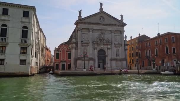 Подія Venue Grand Canal Венеція Італія Pov — стокове відео