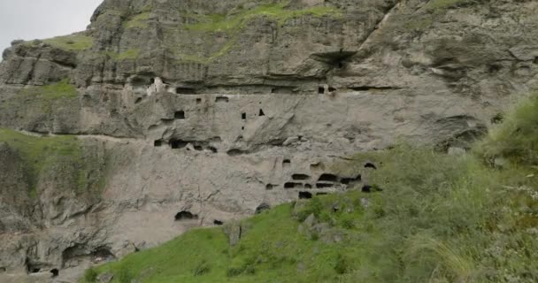 Georgia Nın Samtskhe Javakheti Bölgesindeki Tarihi Vani Mağaraları Aspindza Kasabası — Stok video