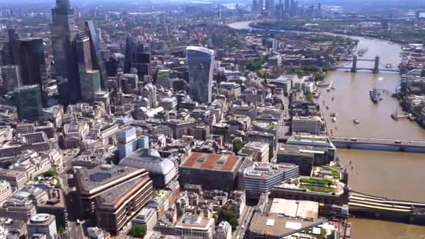 Cannon Street Station London Bank Station Och Bank England City — Stockvideo