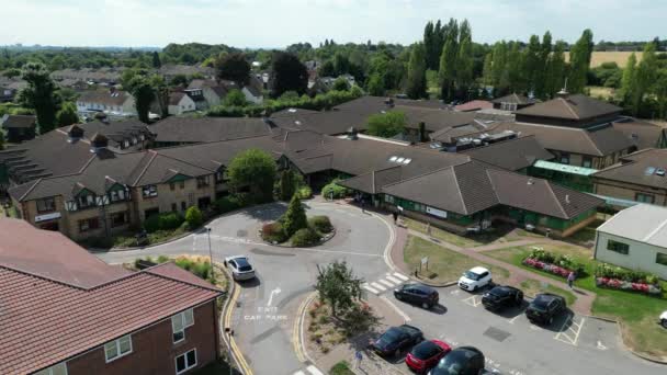 Fiumi Ospedale Privato Sawbridgeworth Vista Aerea — Video Stock