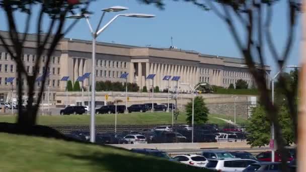 Pentagone Américain Siège Département Défense Des États Unis Arlington Virginia — Video