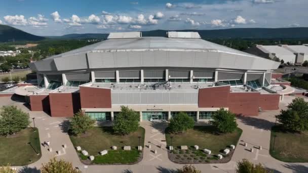 Centre Bryce Jordan Ascension Aérienne Site Basket Ball Penn State — Video