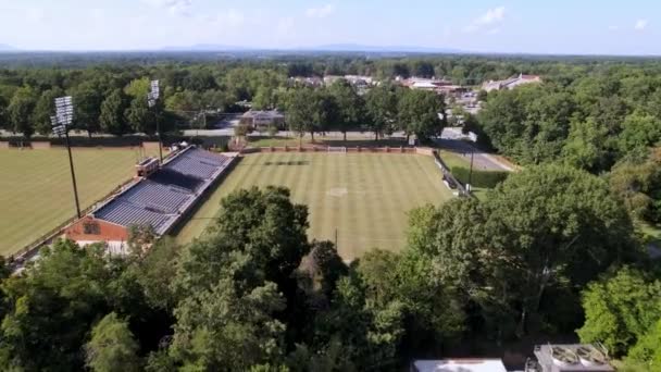 Wake Forest University Soccer Field Wake Forest University Winston Salem — Vídeo de Stock