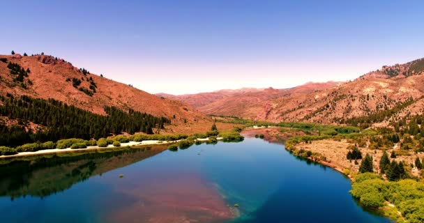 Imagen Área Sobre Lago Norte Patagonia Argentina Sud Amricaimagen Aérea — Vídeo de stock