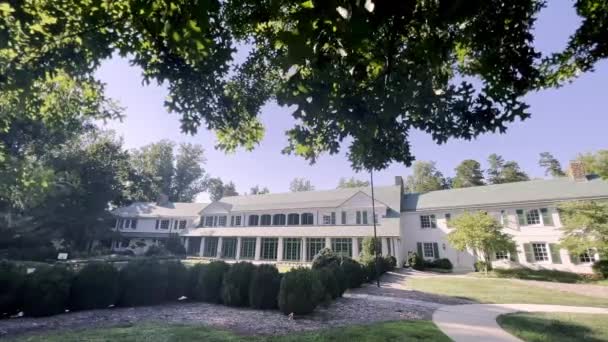 Reynolda House Winston Salem North Carolina — Stockvideo