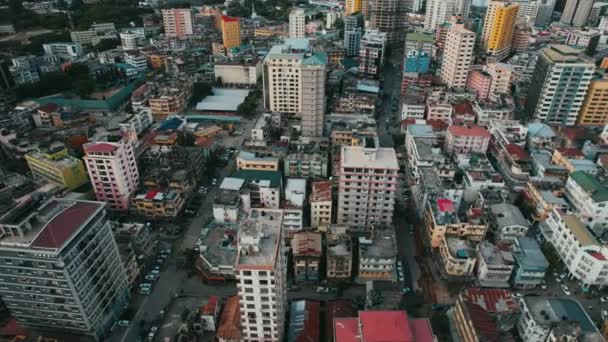 Vista Aérea Cidade Dar Salaam Tanzânia — Vídeo de Stock