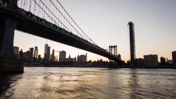 Nyc 맨해튼 뛰어넘는 브루클린의 — 비디오