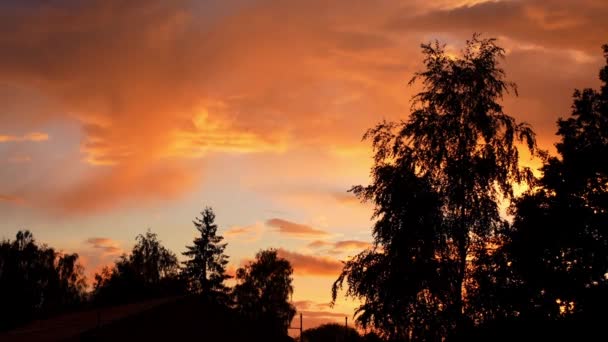 Kızıl Gökyüzü Sakinleri Için Gece Kâbusları — Stok video