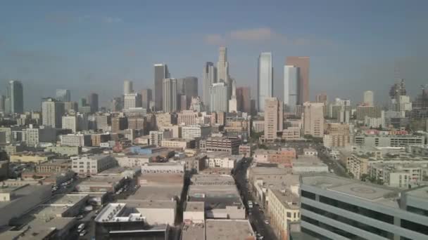 Downtown Los Angeles Vista Dal Quartiere Delle Arti — Video Stock
