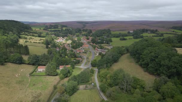 Hutton Hole North York Moors Approche Sud Séquence Drones Aériens — Video