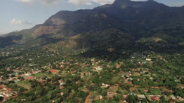 Widok Lotu Ptaka Miasto Morogoro Tanzanii — Wideo stockowe