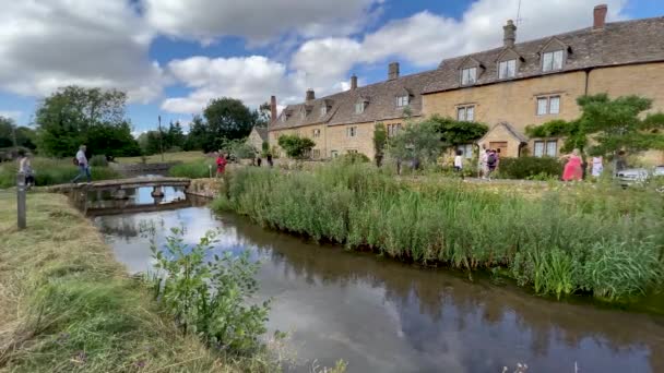 Cotswolds Village Lower Slaughter England — 图库视频影像