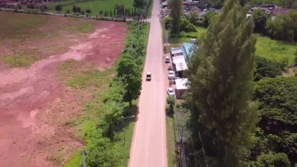 タイ北部でのうどんのドローン撮影 — ストック動画