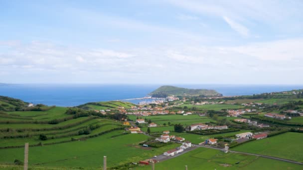 Vista Horta Isla Faial Azores Portugal — Vídeo de stock