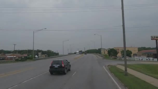 Pov Autofahren Auf Der Autobahn Chicago Illinois — Stockvideo