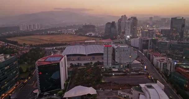 Città Del Messico Aerial V57 Ripresa Cinematografica Flyover Santa Quartiere — Video Stock