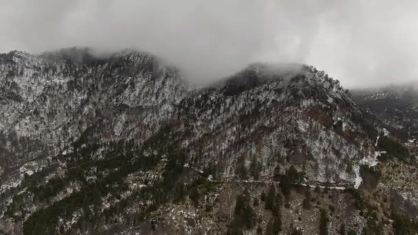Vista Van Bergketens Met Wandelpaden Nevado Colima National Park Buurt — Stockvideo