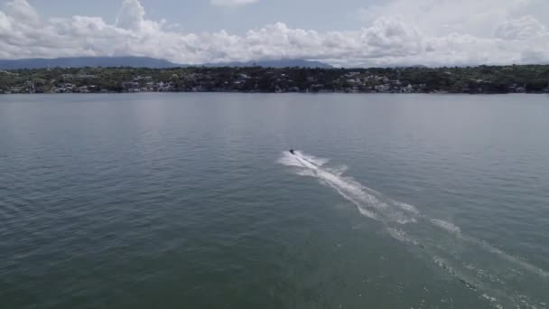 Moto Acqua Sul Lago Tequesquitengo — Video Stock