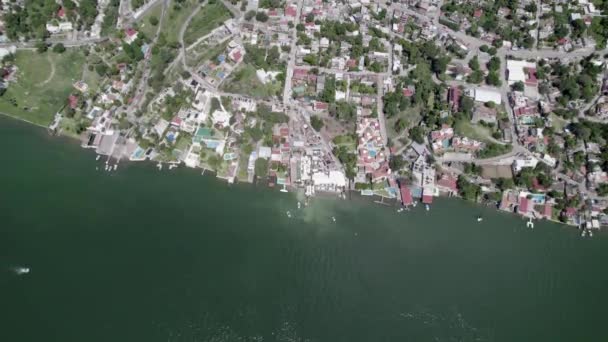 Luchtfoto Van Lake Tequesquitengo — Stockvideo