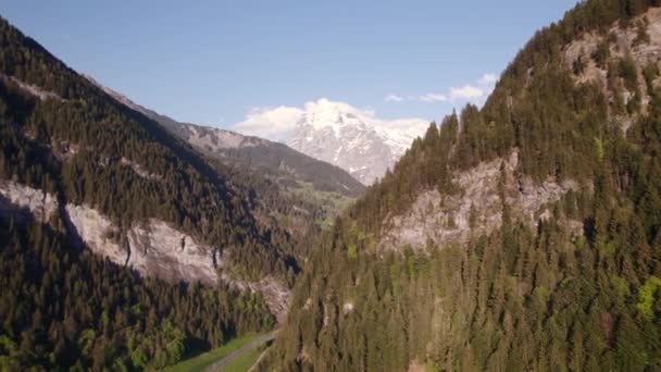 Images Aériennes Drones Levant Révélant Belles Vues Sur Les Sommets — Video