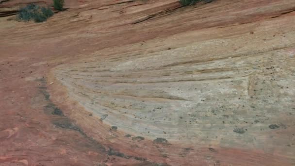 Utah Zion Ulusal Parkı Nda Terk Edilmiş Arid Eroded Canyon — Stok video