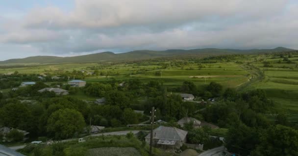 Georgia Daki Chobareti Nin Engin Manzarasına Bakan Kutsal Ruh Antik — Stok video