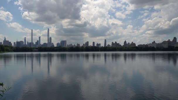 New York City Utsikt Från Central Park — Stockvideo