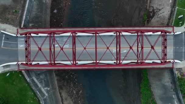 Puente Sobre Río Conemaugh Johnstown Sitio Famosa Inundación Pennsylvania — Vídeos de Stock