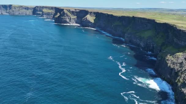 Klify Moher Drone Fotage — Wideo stockowe