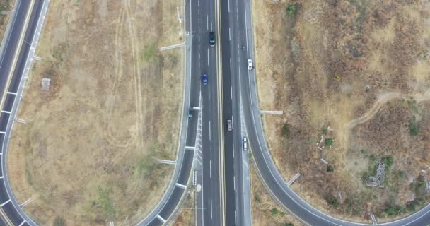 Camino Texcoco Estado México Desde Dron — Vídeo de stock