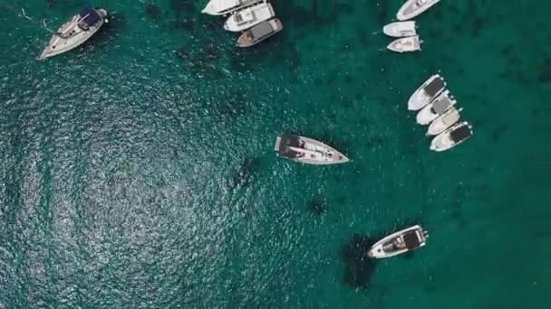 ヨーロッパのクロアチアのHvar島の空中写真 — ストック動画