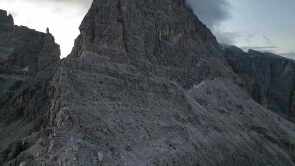 Pared Montaña Sesto Tirol Del Sur Los Dolomitas Italianos — Vídeos de Stock