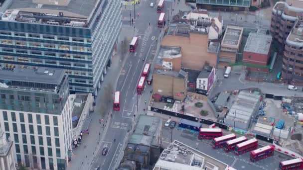 Londen Verenigd Koninkrijk Juli 2021 Hoge Hoek Luchtfoto Van Stad — Stockvideo