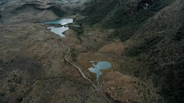 Termálvizek Cayambe Coca Nemzeti Park Hegyei Mellett Napo Tartományban Ecuadorban — Stock videók